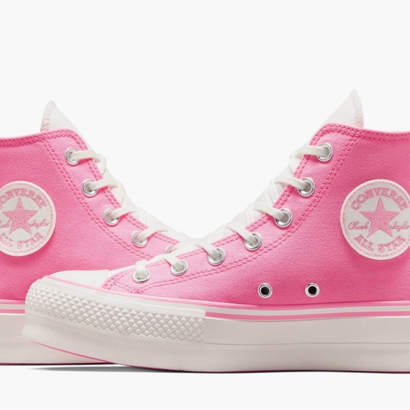 Converse Women’s Size 7.5 and 8 CTAS Lift Hi Platform Oops Pink BNIB - Picture 2 of 11